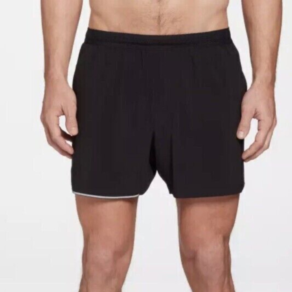 NWT VRST Men's 5” Enthusiast Run Shorts - Pure Black